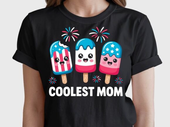 4th of July Coolest Mom Ice Cream SVG