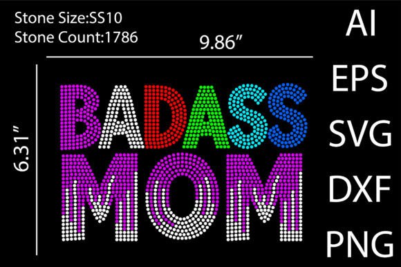 Badass Mom Rhinestone Design: A Designer’s Real-World Embroidery Review