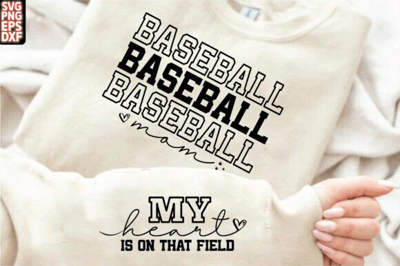 Baseball Mom Sleeve Shirt SVG PNG Review