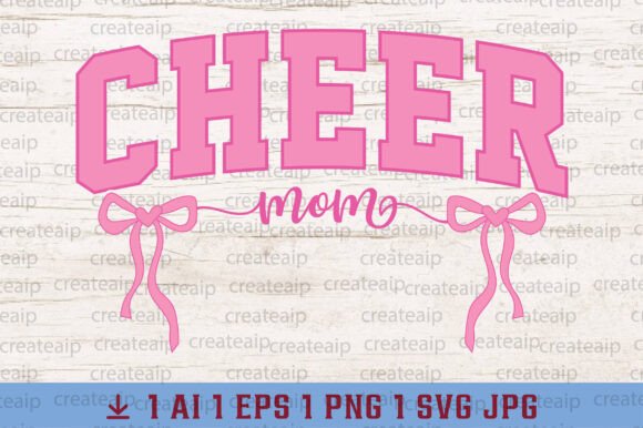 Cheerleading SVG Cheer Mom Coquette Bow Review