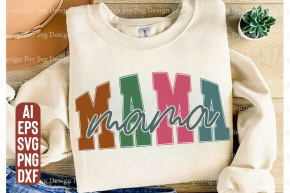 Mama Varsity Svg: A Vibrant Design for Mom-Centric Embroidery