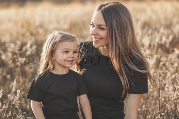 Mom and Little Girl Valentine Mockup Review for Real Embroidery Use